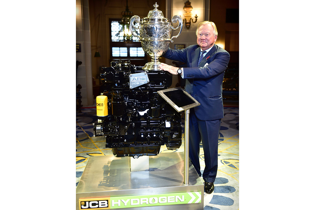 Il motore a idrogeno JCB vince un prestigioso premio