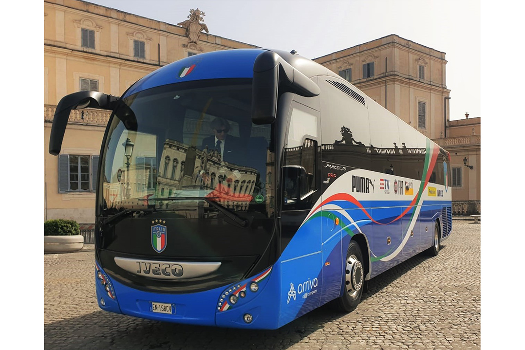 L’Italia Campione d’Europa a bordo di un Magelys IVECO