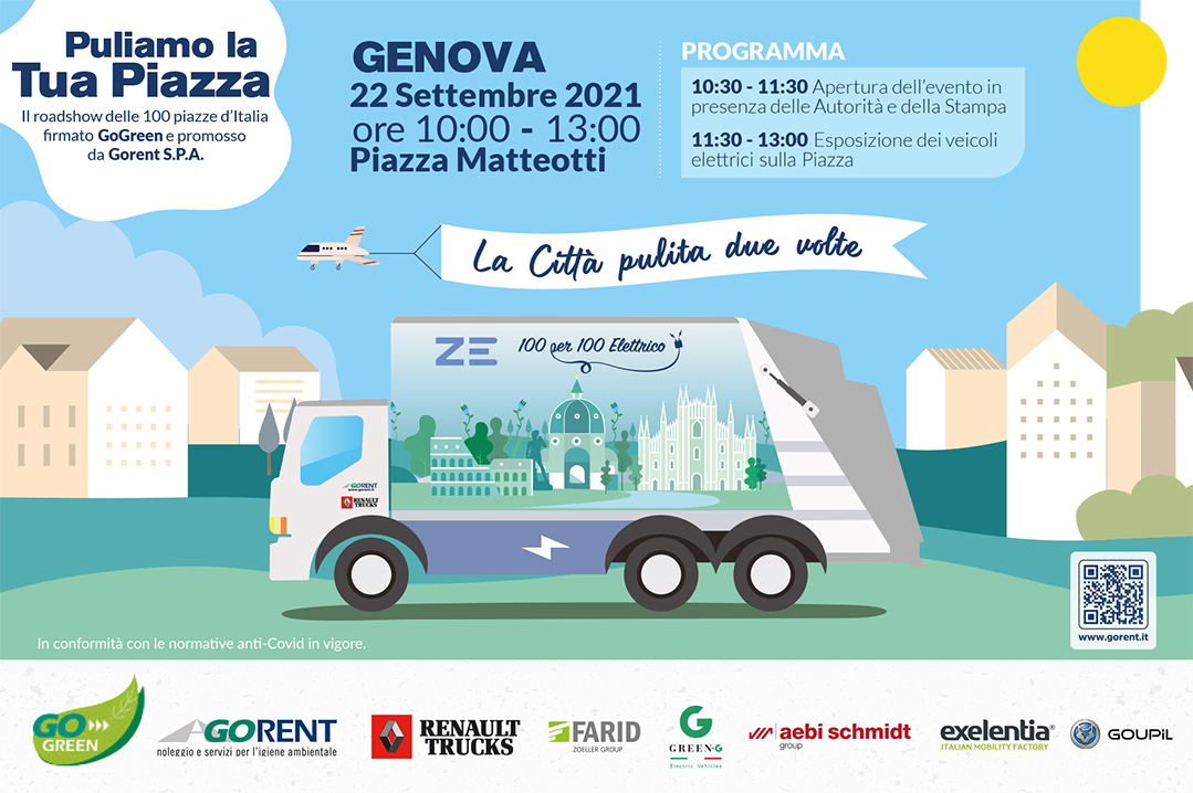 Evento Renault Trucks “PULIAMO LA TUA PIAZZA”