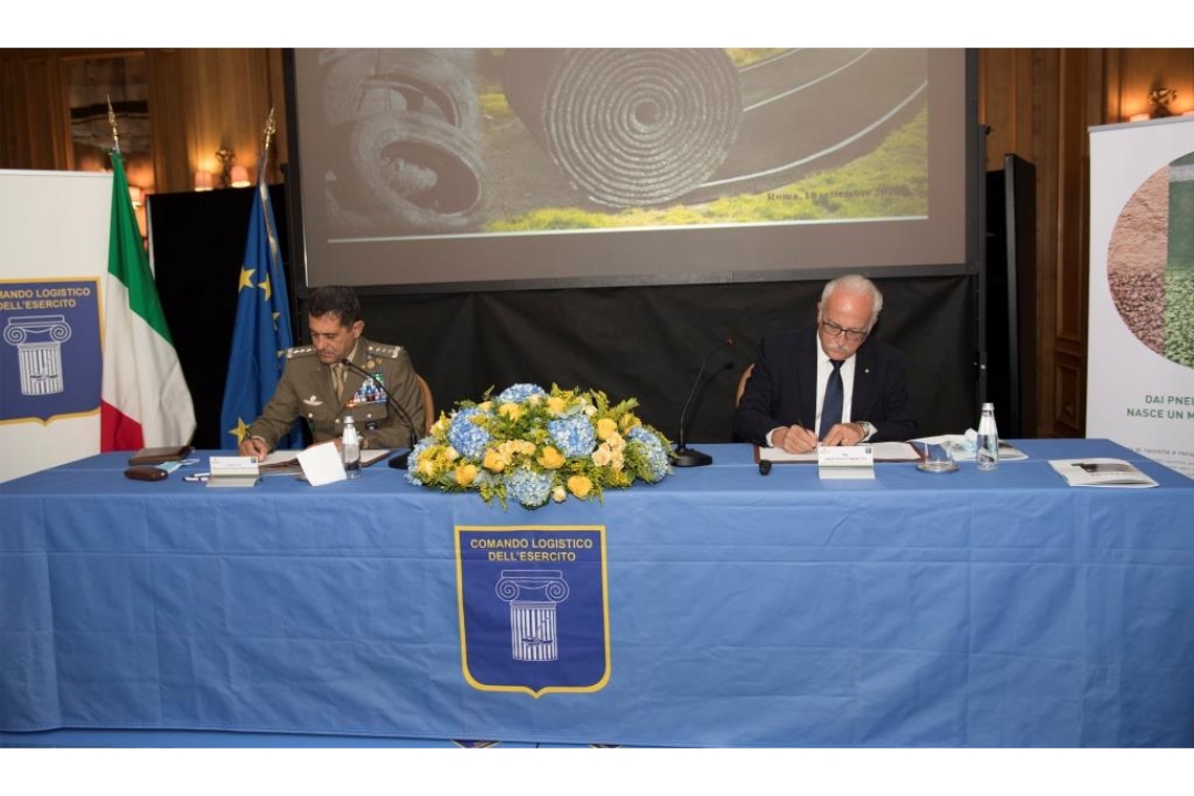 Siglato nuovo accordo Esercito-Ecopneus