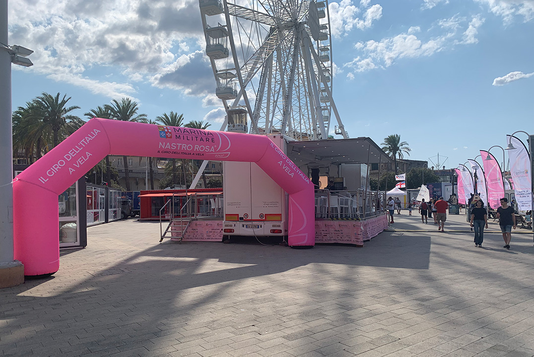 Ecopneus è Sustainability Partner di Marina Militare Nastro Rosa Tour 2021