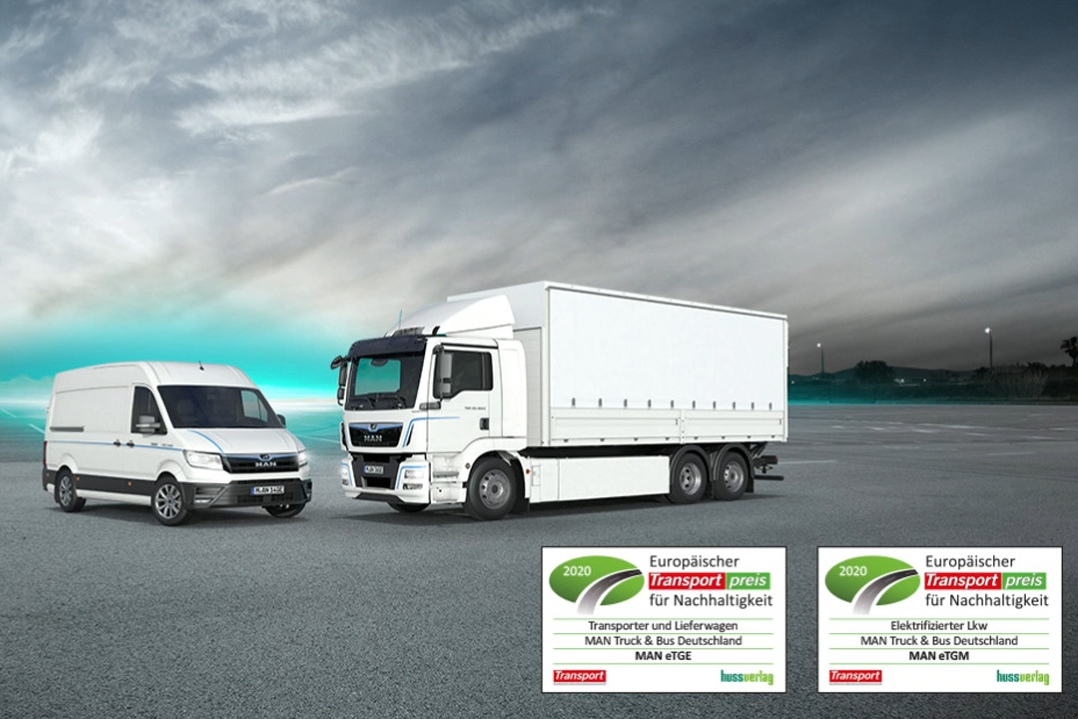 MAN Truck & Bus si aggiudica il premio “European Transport Award for Sustainability” 2020