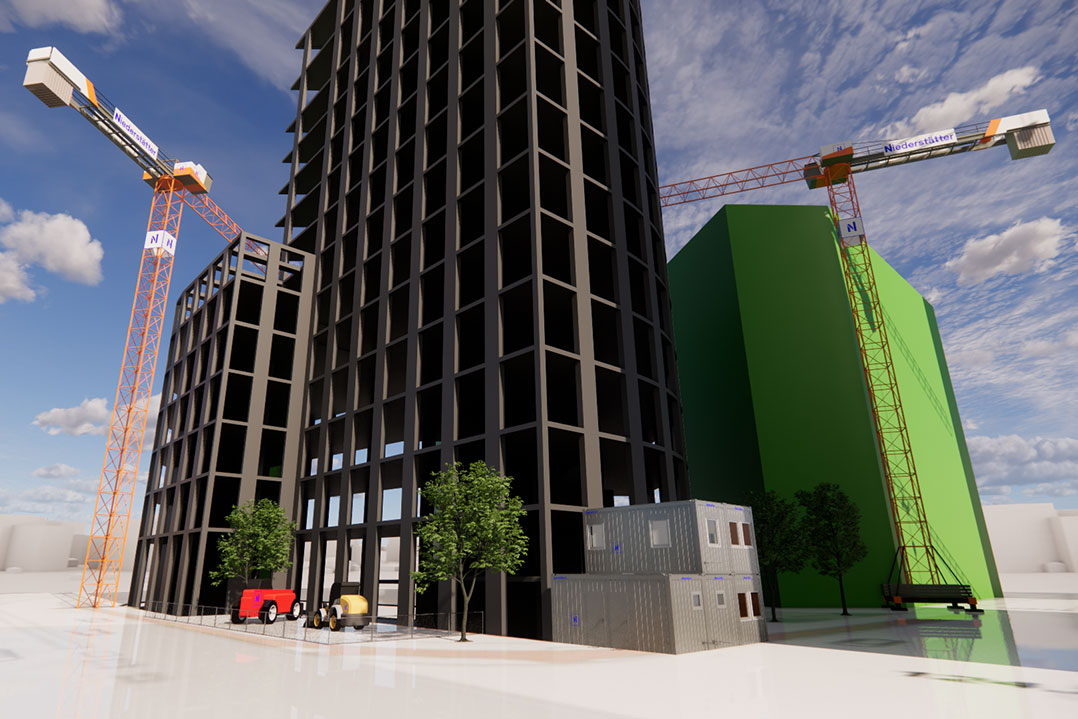 Gru, container e cantieri Niederstätter punta sul metodo BIM per digitalizzare il comparto costruzioni