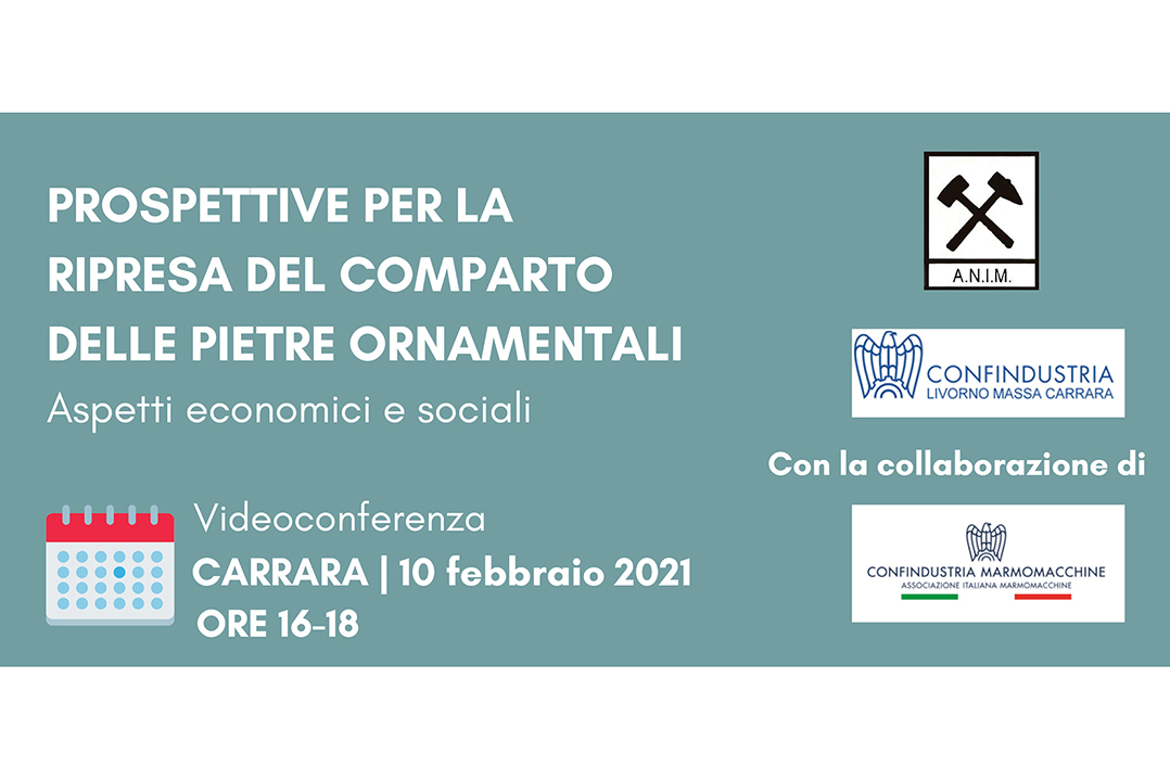 Videoconferenza: prospettive per la ripresa del comparto delle pietre ornamentali