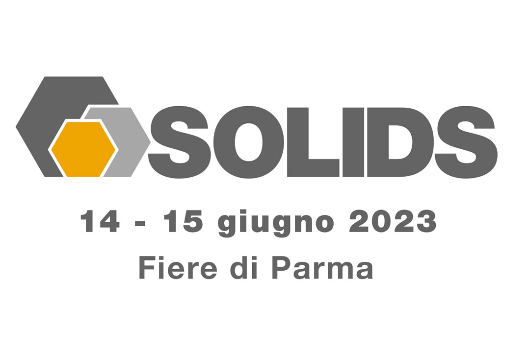 L’industria della lavorazione dei solidi ha la sua prima fiera di riferimento italiana: SOLIDS Parma